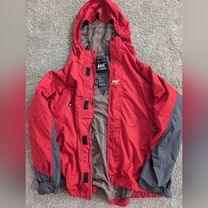 Helly Hansen Men’s XXL Waterproof Shell Jacket – Red & Gray Ski Snowboard
